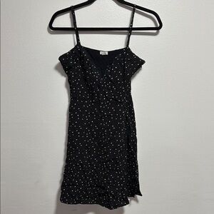 Garage Black and White Spaghetti Strap Sundress